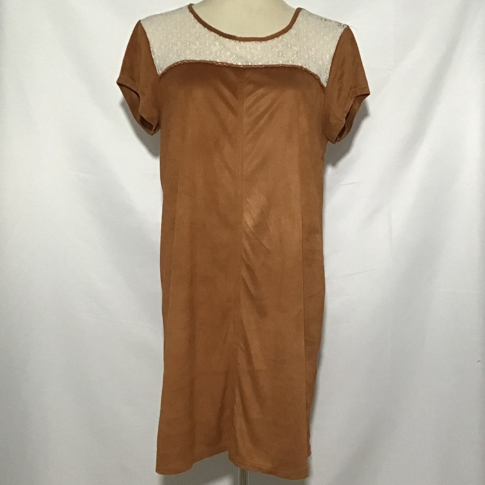 Taylor & Sage womens‎ Large Crochet Top Boho Dress
